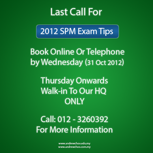 Last Call for SPM 2012. Get Your TIPS NOW.